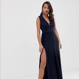 Navy Formal Maxi Dress